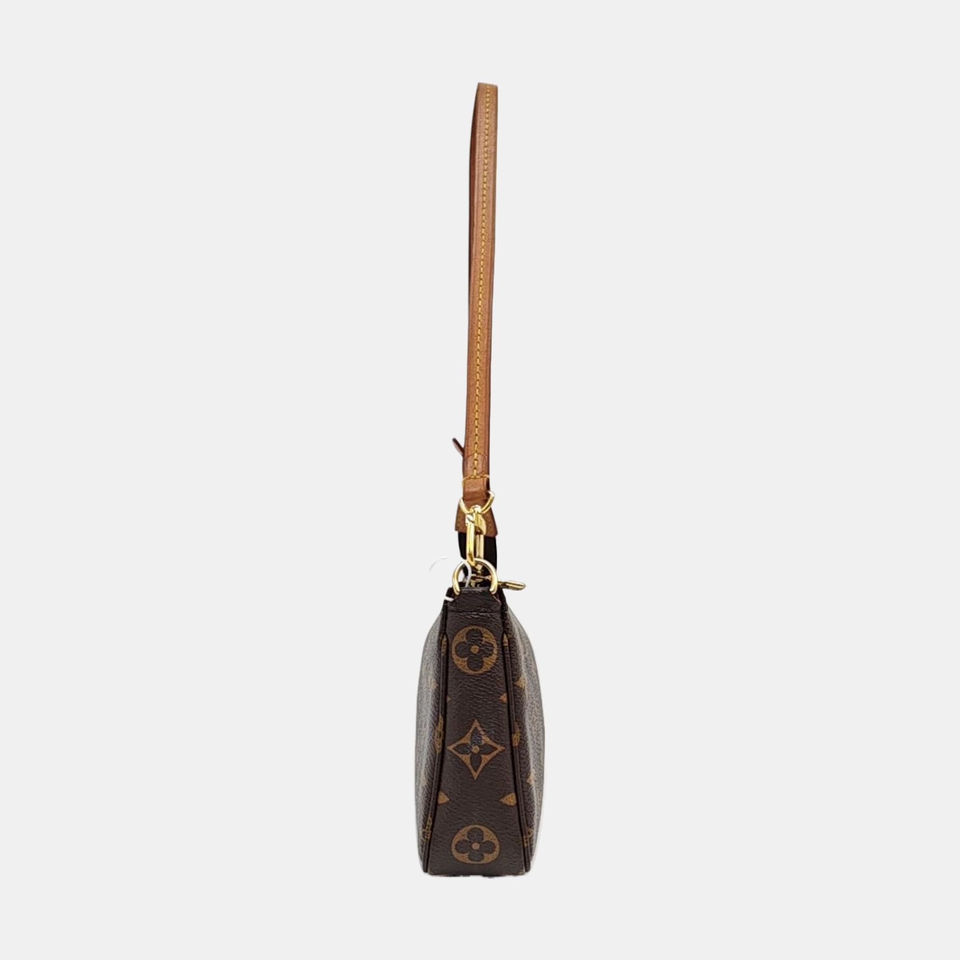 ACCESSOIRES GM Monogram Coated Canvas Brown