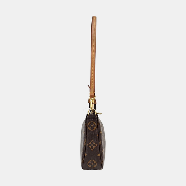 ACCESSOIRES GM Monogram Coated Canvas Brown