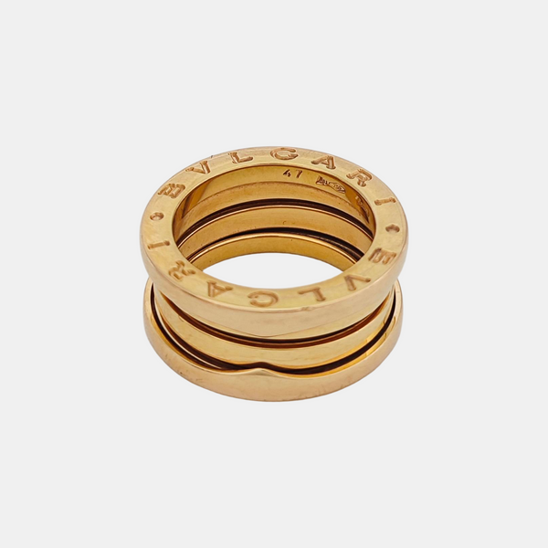B.ZERO1 18k Rose Gold Ring EU 47