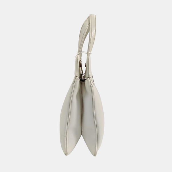 Calfskin Shoulder Bag White