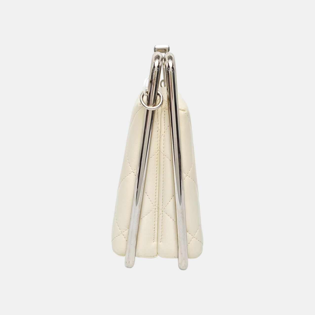 Quilted Lambskin White