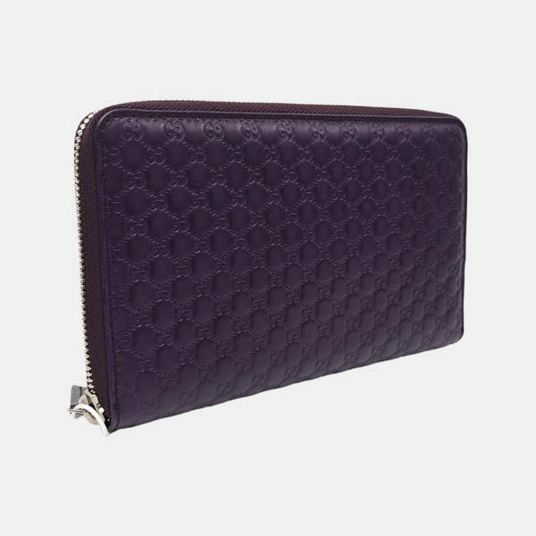 Monogram Calfskin Wallet Purple
