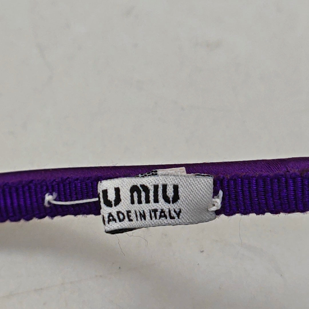 Fabric Hairband Purple
