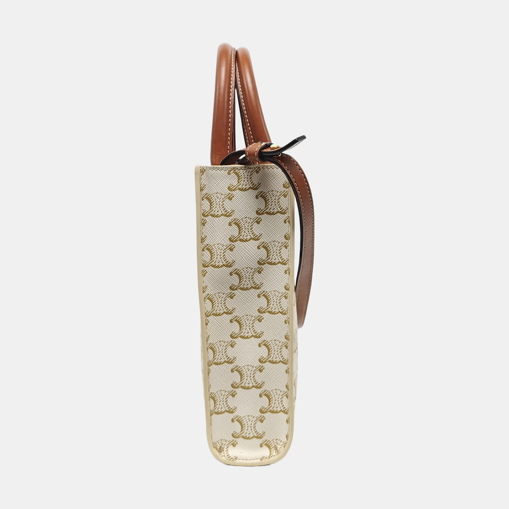 CABAS CELINE Mini Coated Canvas White