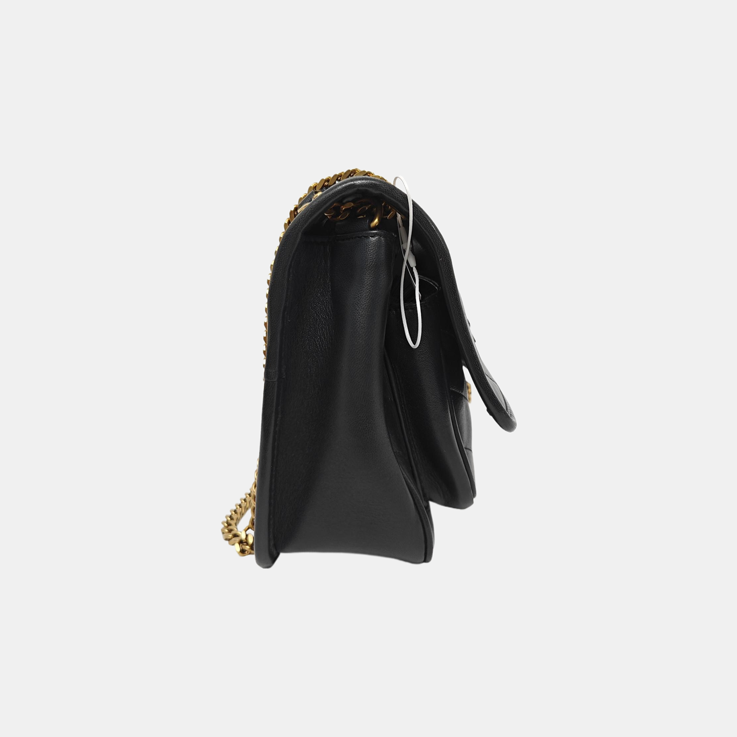 NIKI Small Chevron Lambskin Black