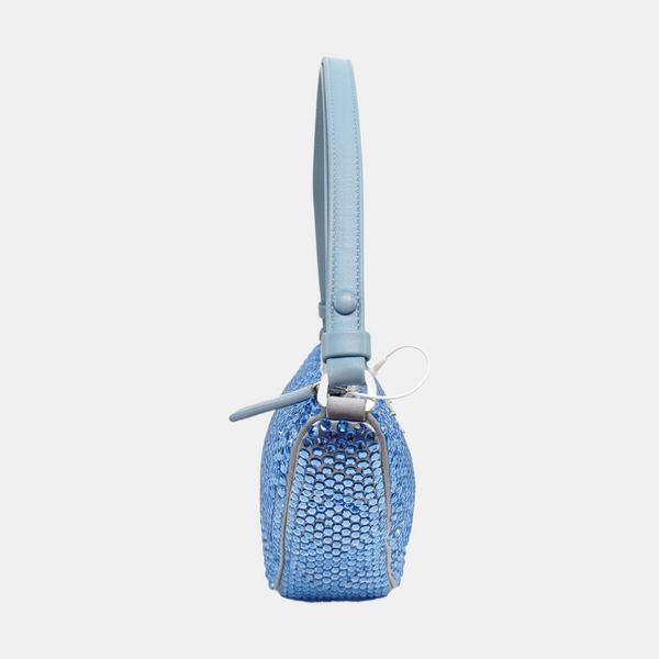 Crystal Shoulder Bag Blue