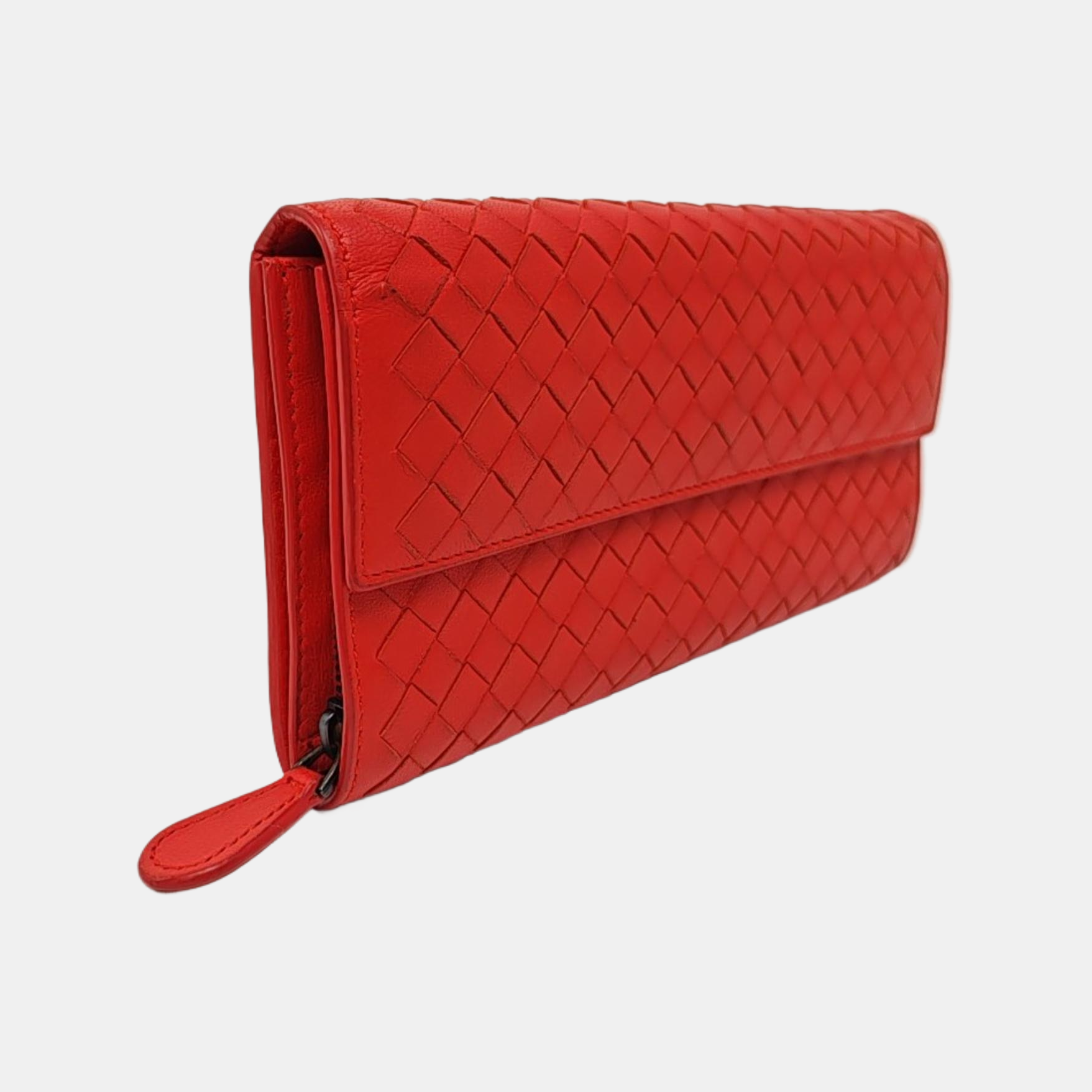 Lambskin Clutch Red
