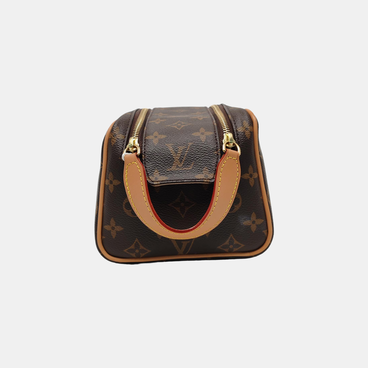 DOPP Monogram Coated Canvas Brown