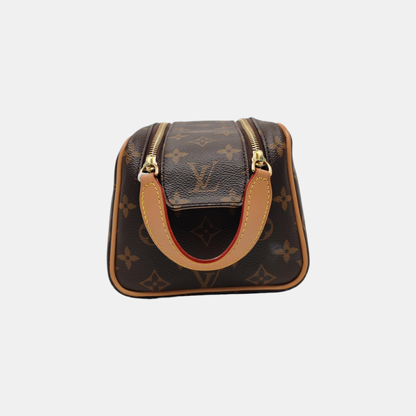 DOPP Monogram Coated Canvas Brown
