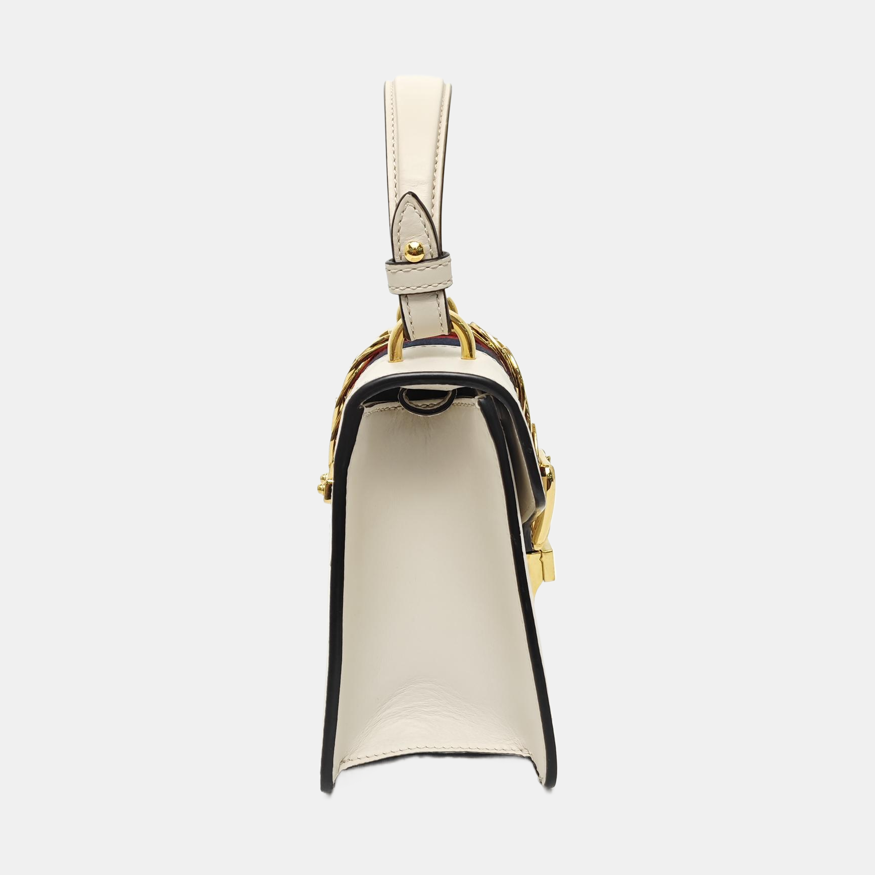 Sylvie Mini Calfskin White