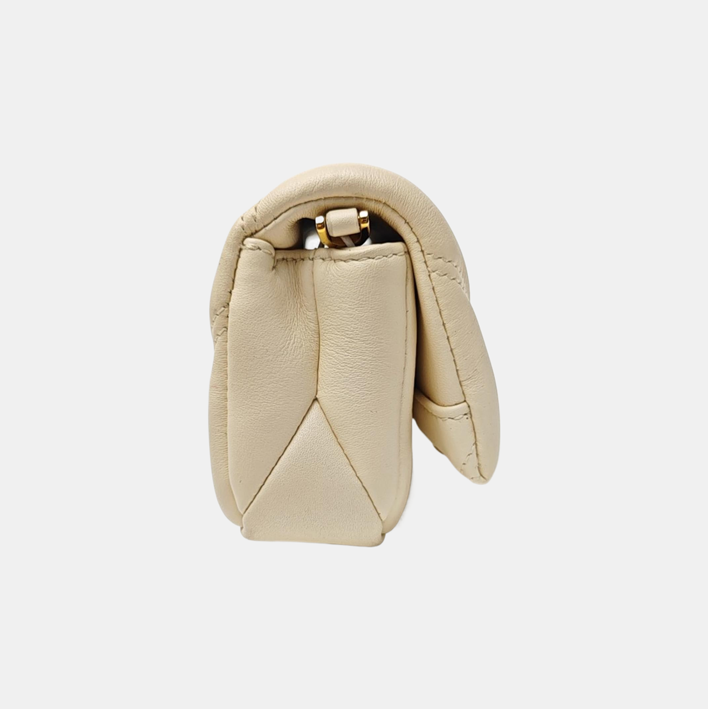 SERPENTI CABOCHON Quilted Calfskin Beige
