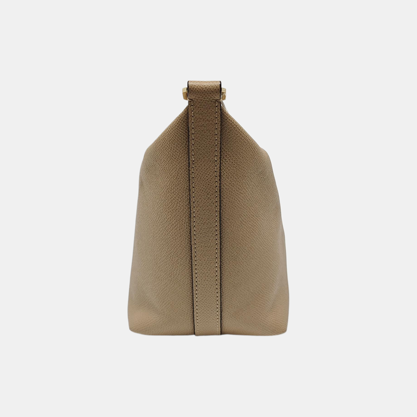 Leather Shoulder Bag Beige