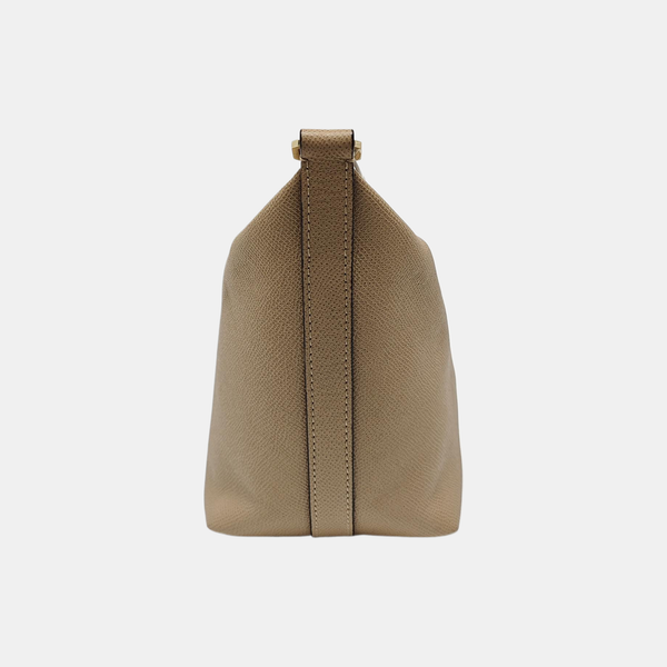 Leather Shoulder Bag Beige