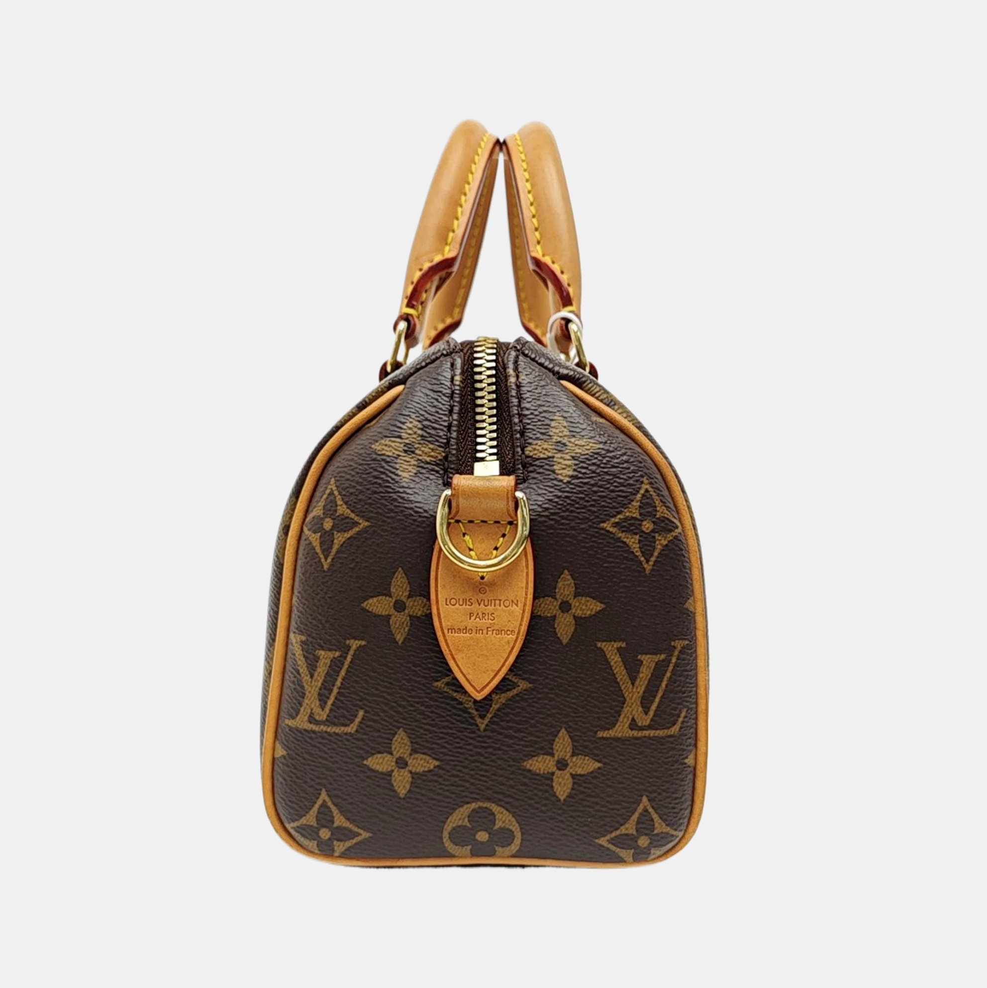 SPEEDY 20 Monogram Coated Canvas Brown
