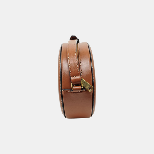 TRIOMPHE Small Calfskin Brown