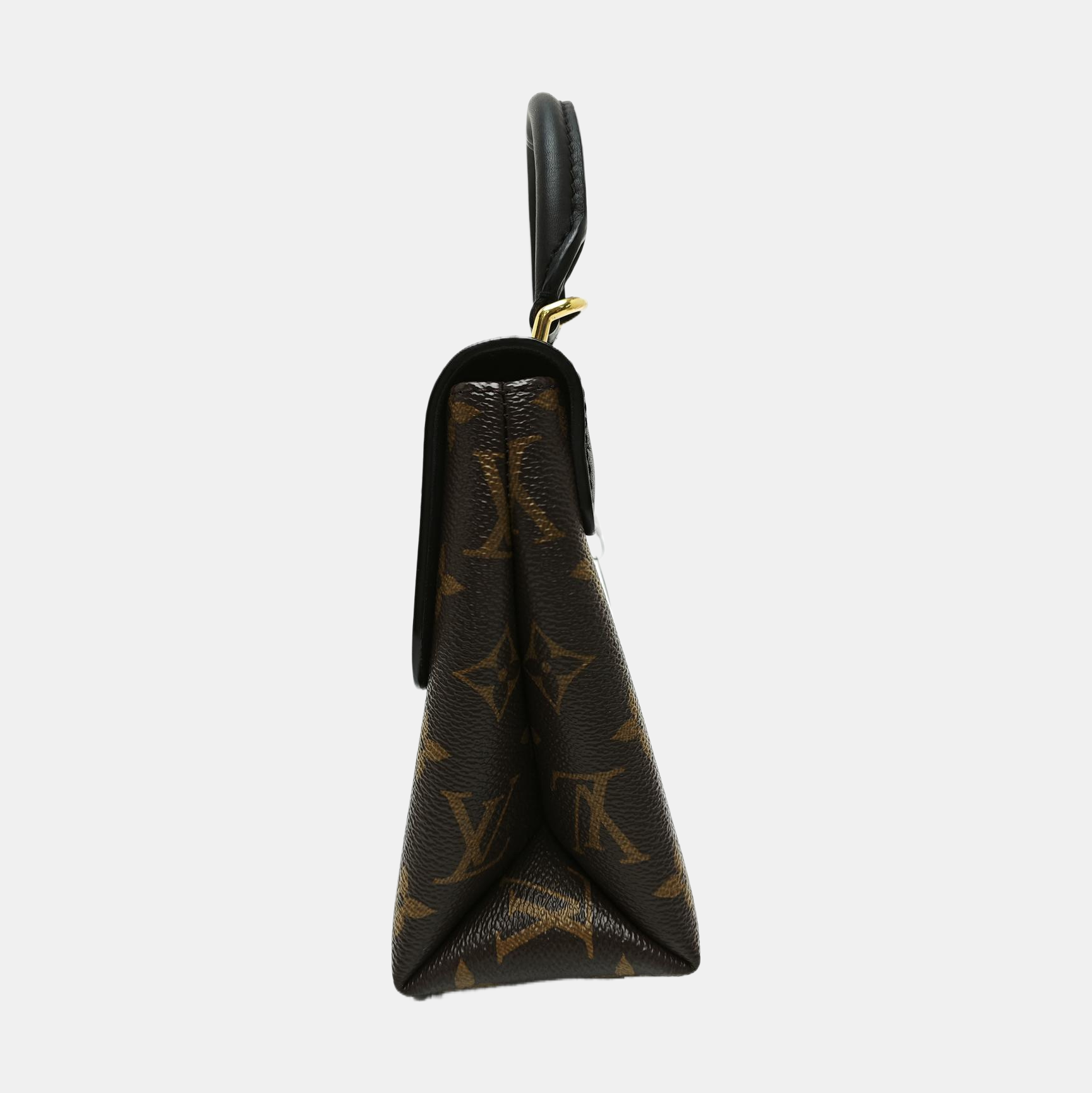 LOCKY BB Monogram Coated Canvas Brown