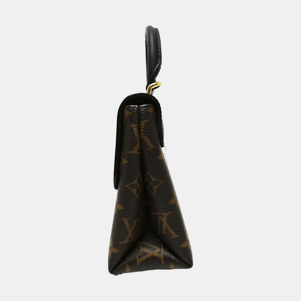 LOCKY BB Monogram Coated Canvas Brown