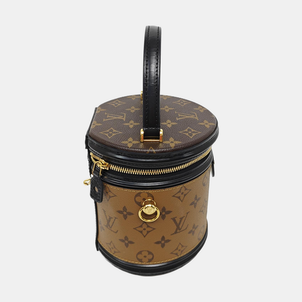 CANNES PM Monogram Coated Canvas Brown