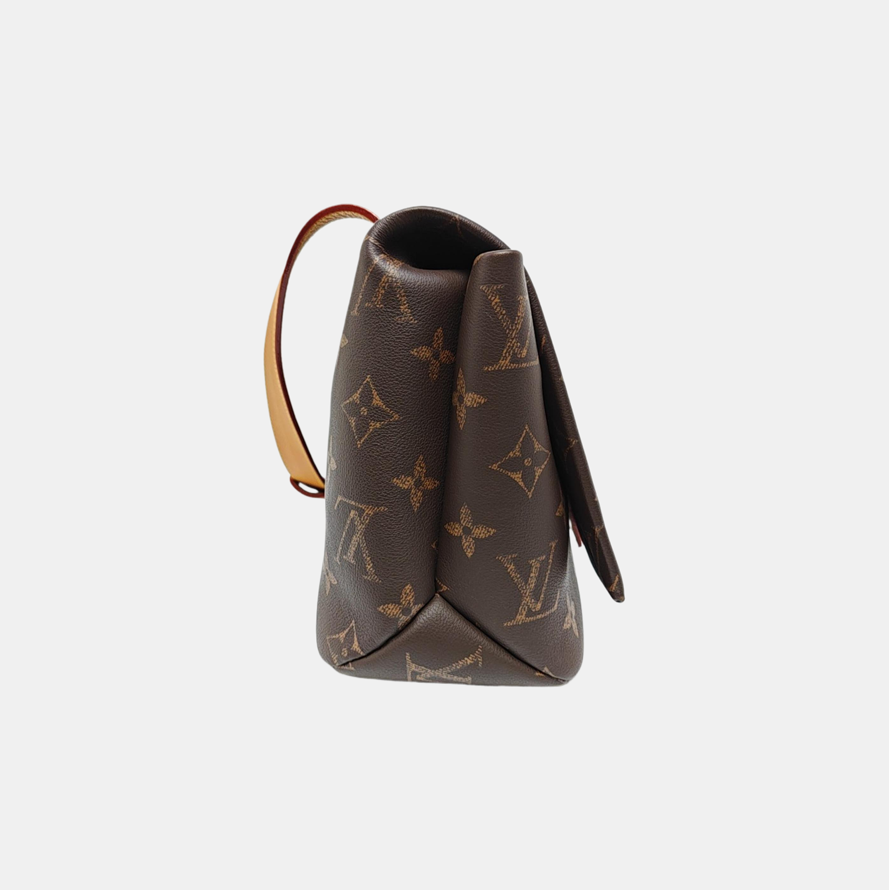 SHOPPER Monogram Coated Canvas Brown