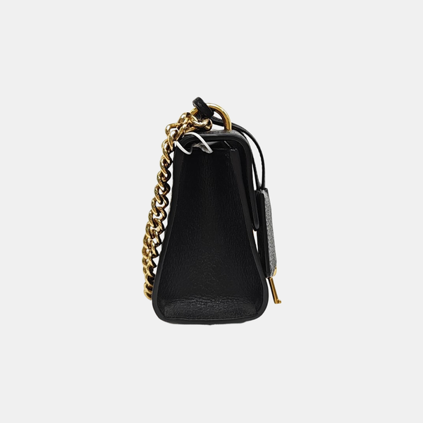 Padlock Small Calfskin Black