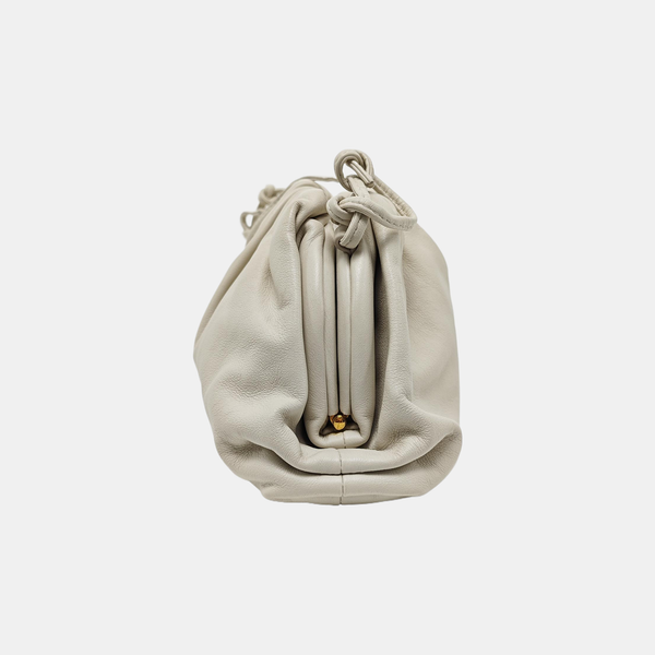 The Pouch Mini Calfskin White