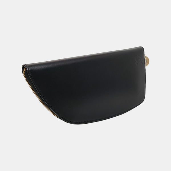 SHIELD Large Lambskin Black Wallet
