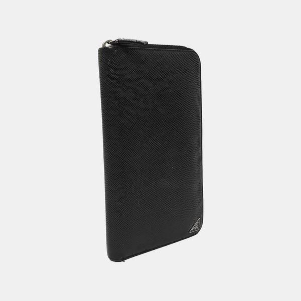 Saffiano Calfskin Wallet Black
