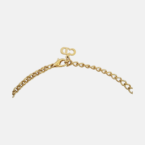 Petit CD Metal Gold Necklace
