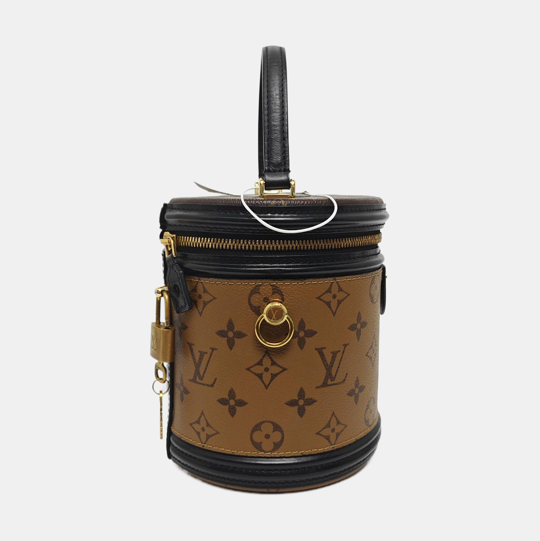 CANNES PM Monogram Coated Canvas Brown