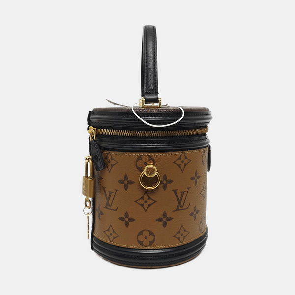 CANNES PM Monogram Coated Canvas Brown