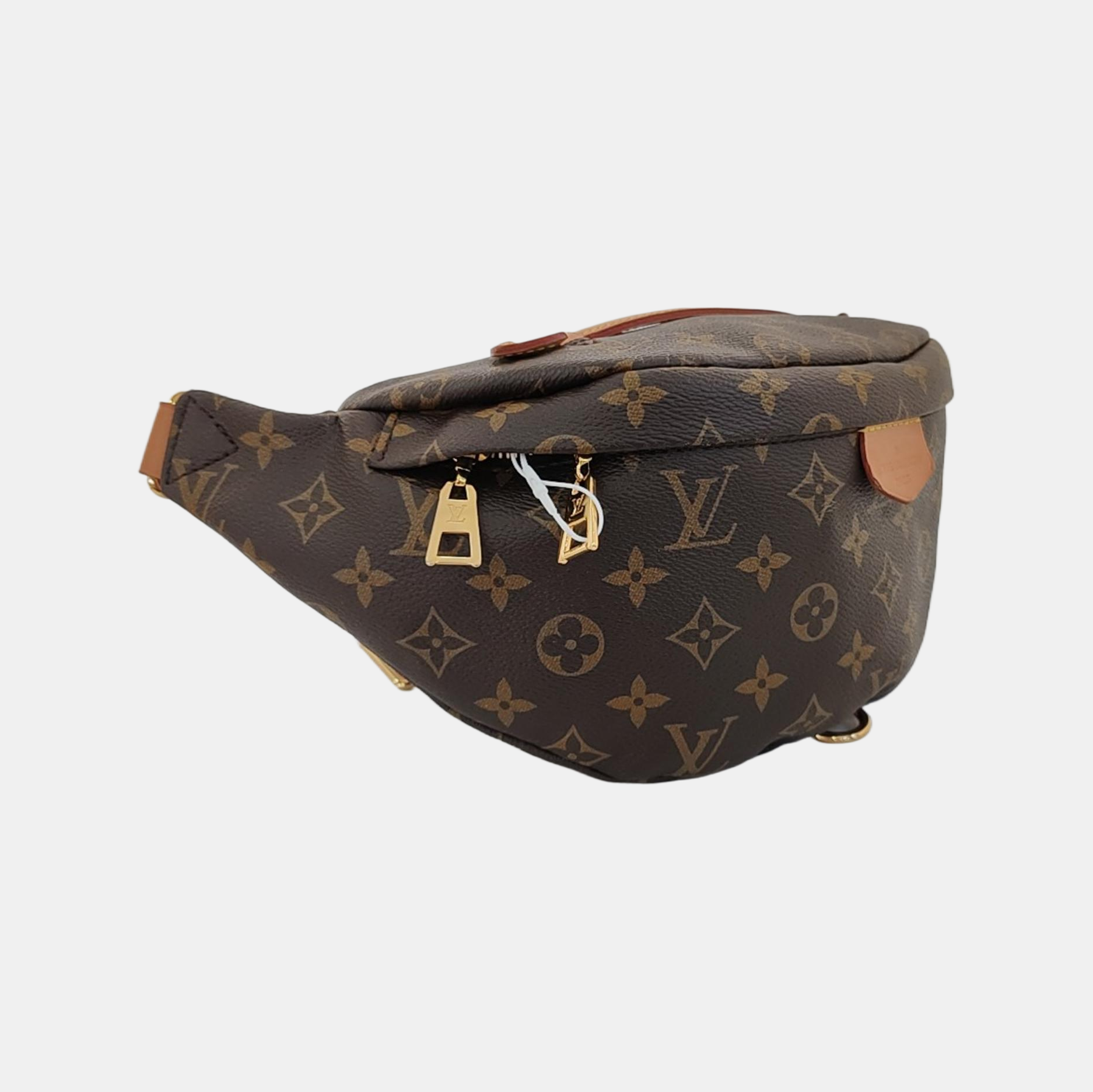 BUMBAG Monogram Coated Canvas Brown
