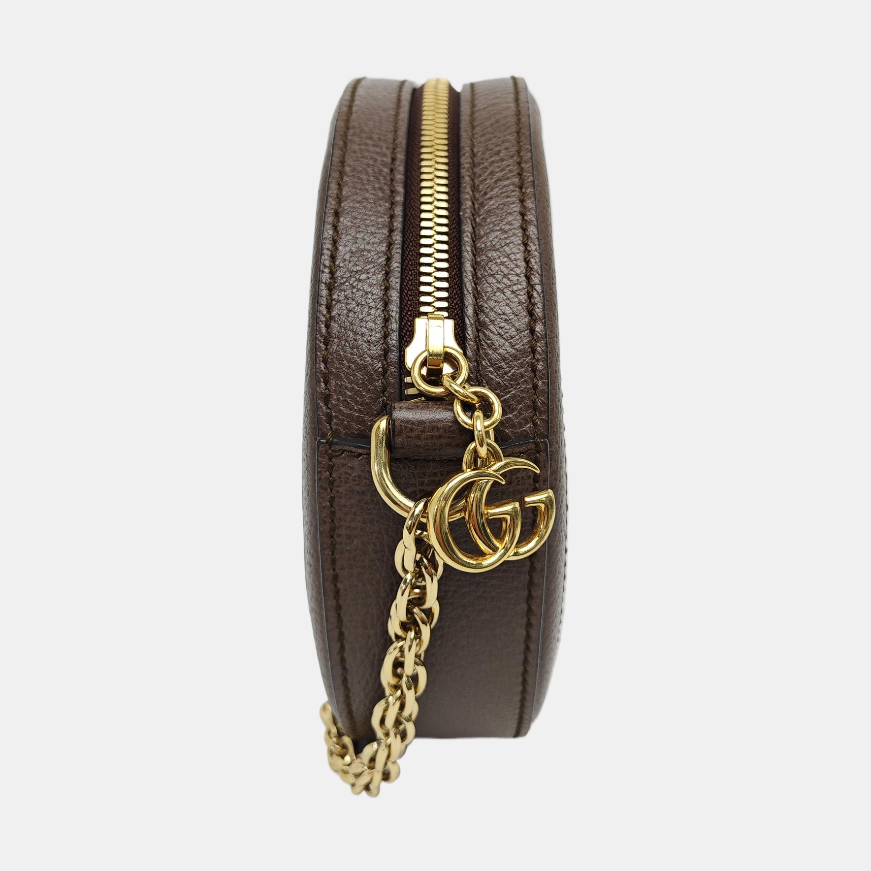 Ophidia Mini Monogram Coated Canvas Beige