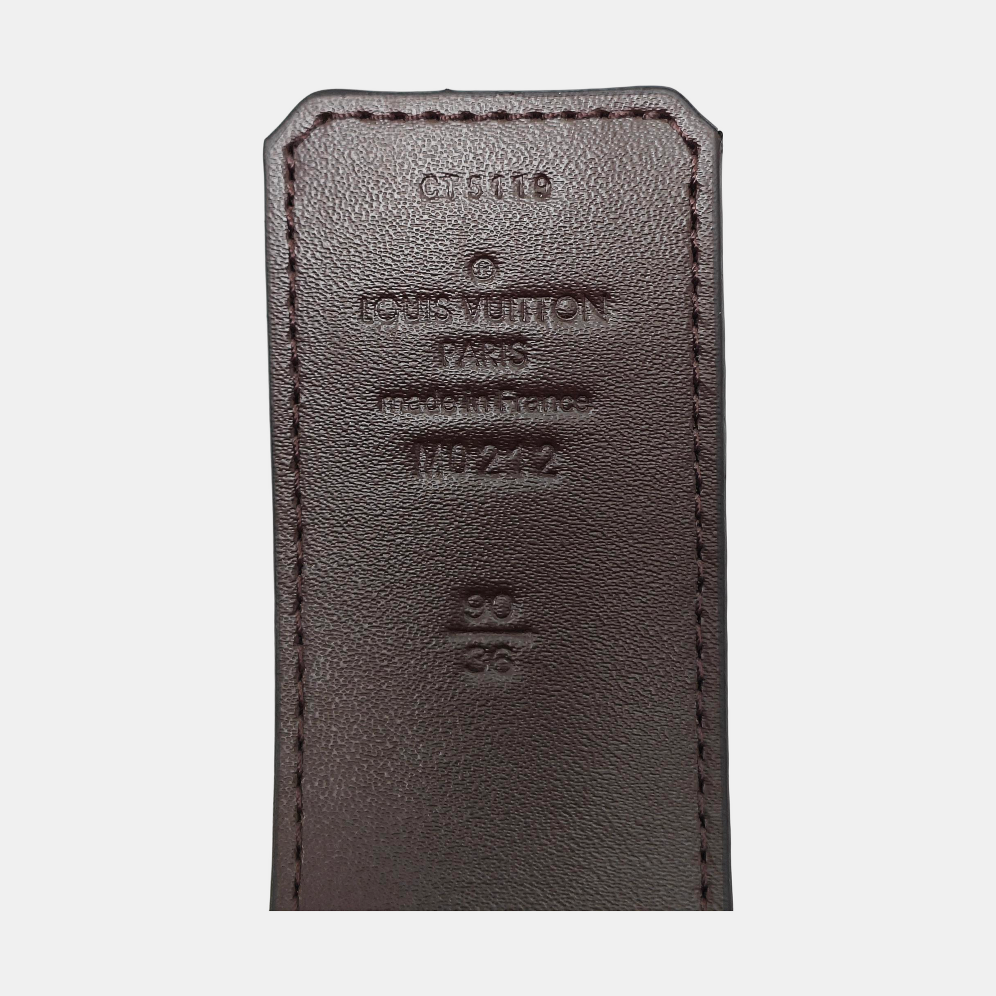 Coated Canvas Belt Brown