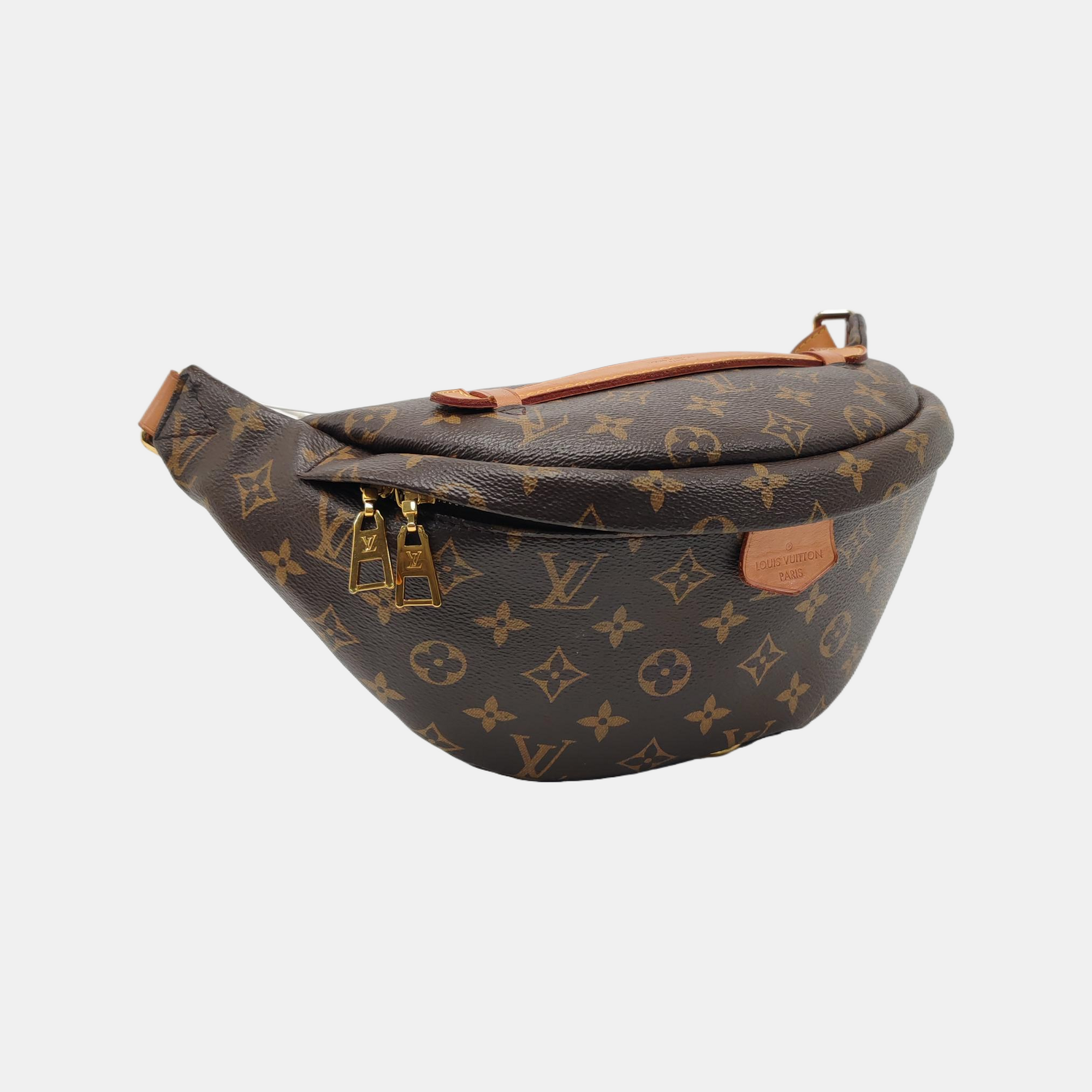 BUMBAG Monogram Coated Canvas Brown