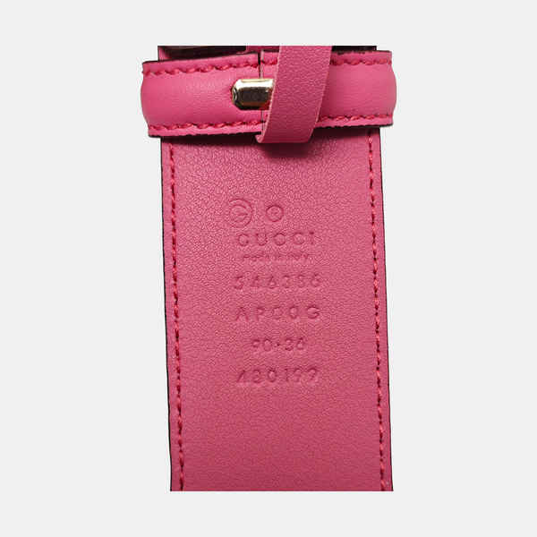 Leather Belt Red