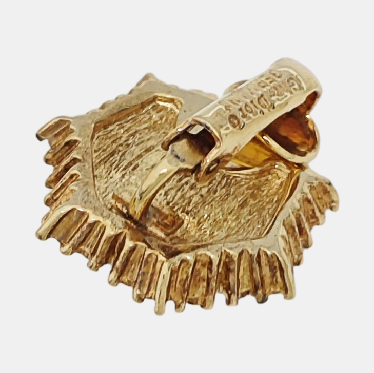 Metal Gold Clip On Earrings