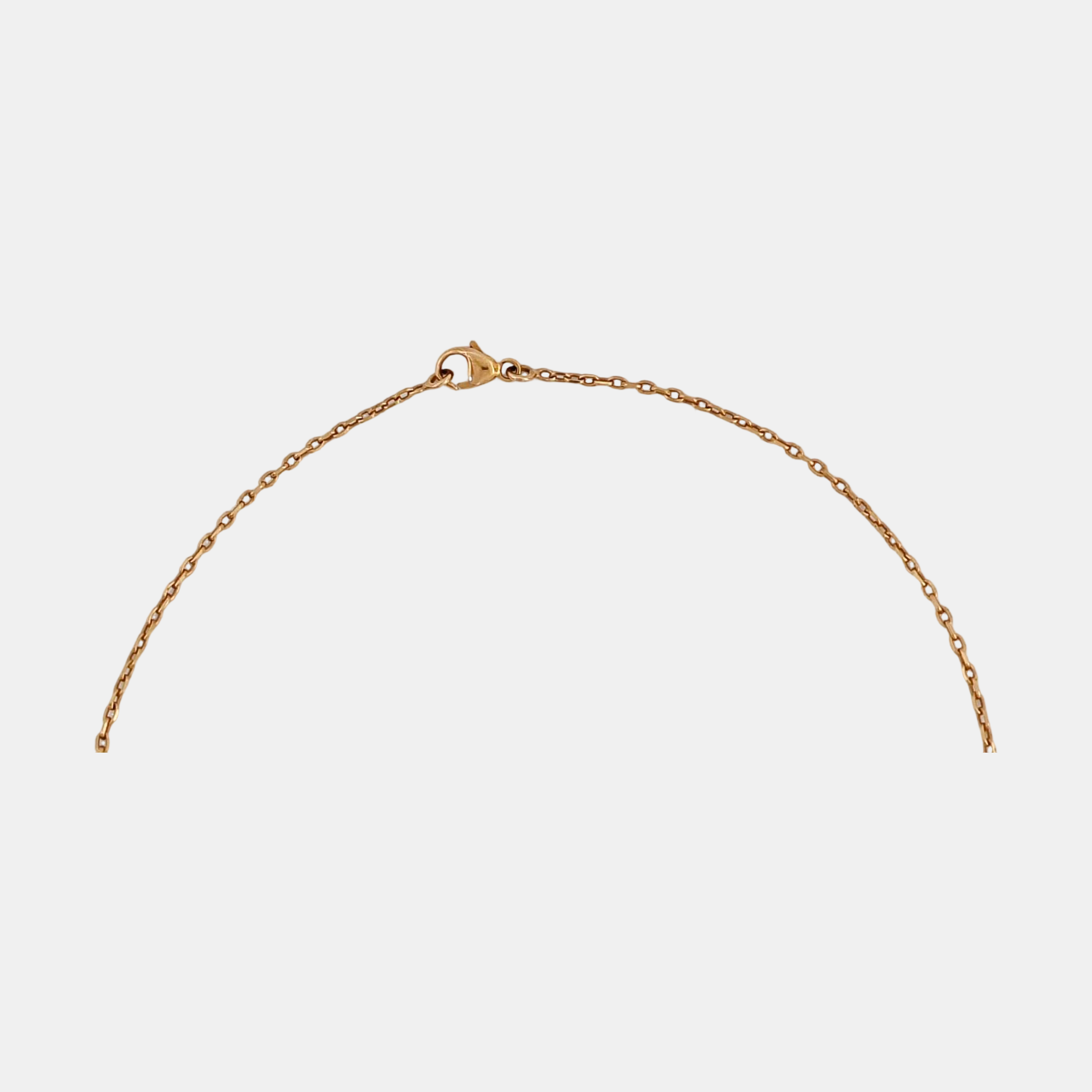 Pop H Metal Rose Gold Necklace