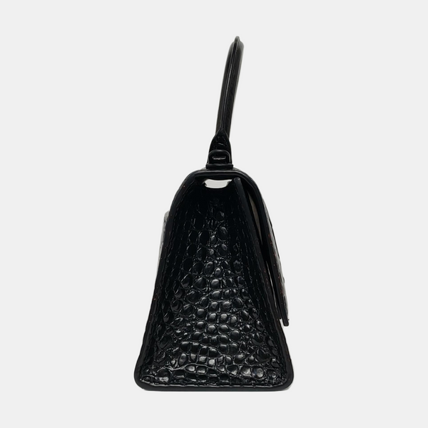 Hourglass S Calfskin Black