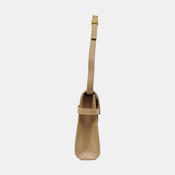 MANHATTAN Small Calfskin Beige