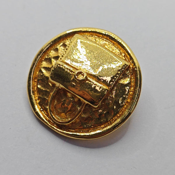 Metal Gold Clip On Earrings