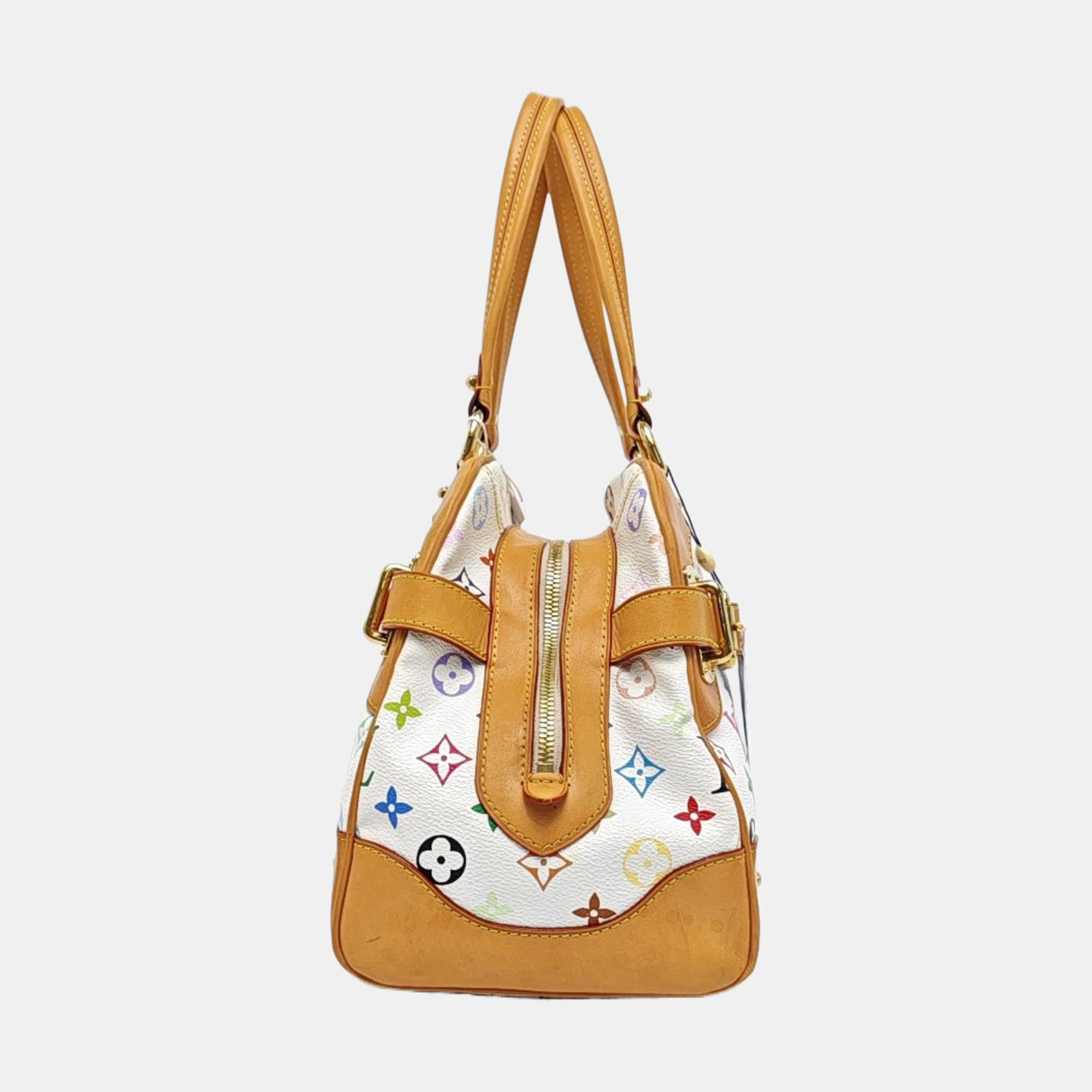 LV × TM CLAUDIA Monogram Coated Canvas White