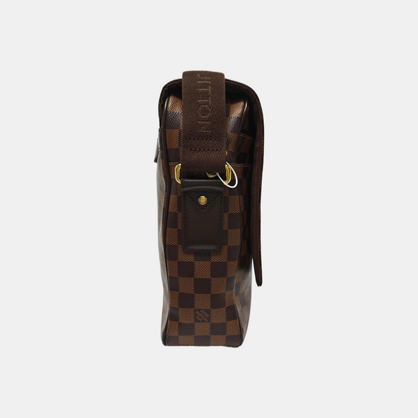 SHELTON Damier Ebene Coated Canvas Brown