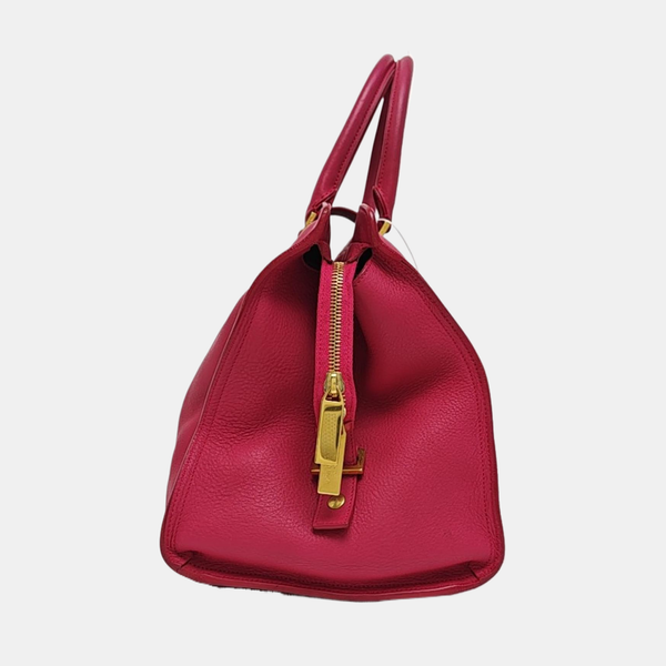 CHYC Y LIGNE Medium Calfskin Red