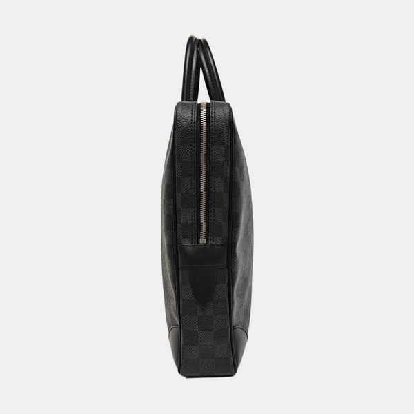PORTE-DOCUMENTS Damier Graphite Coated Canvas Black