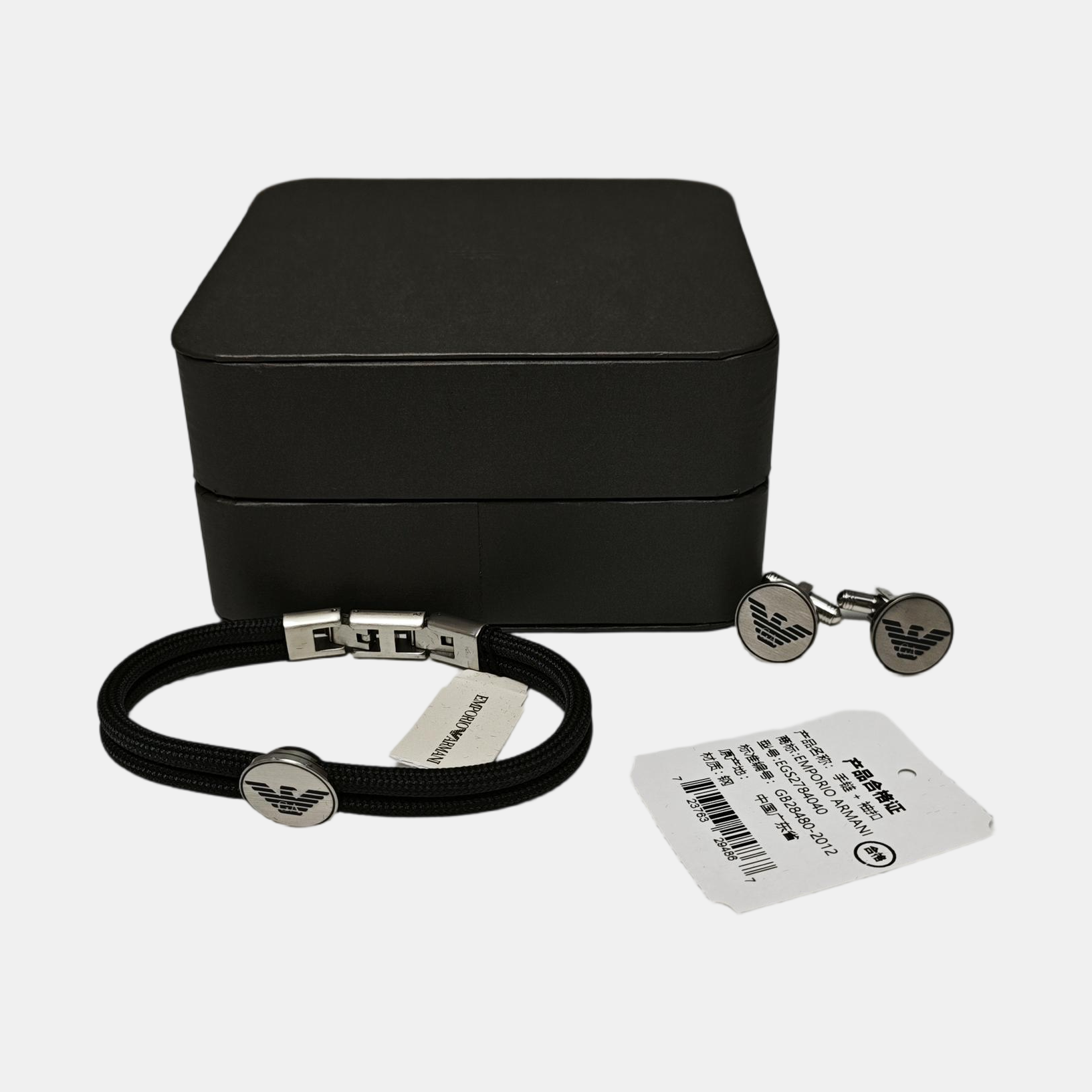 Steel Silver Jewelry Set
