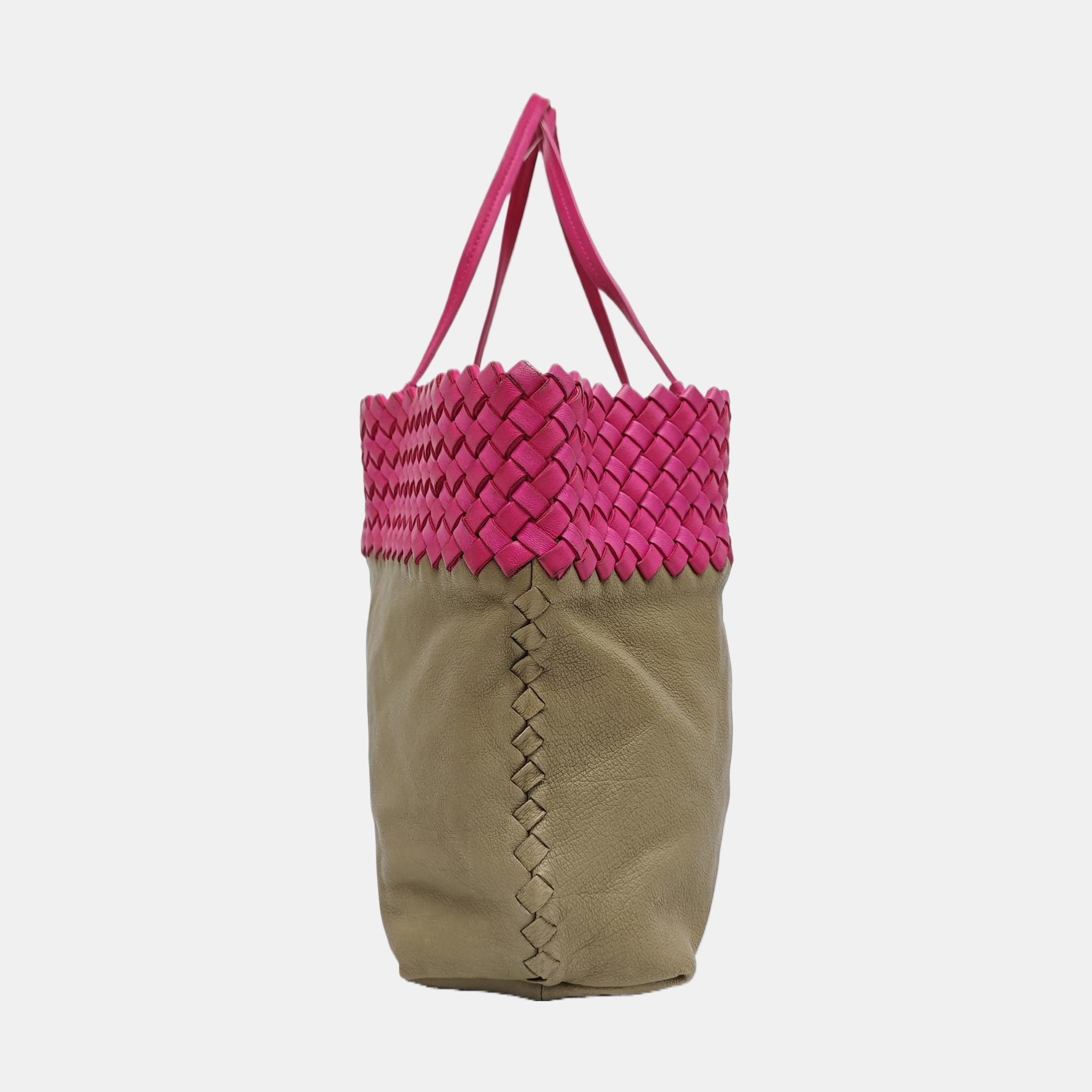 Calfskin Tote Bag Brown