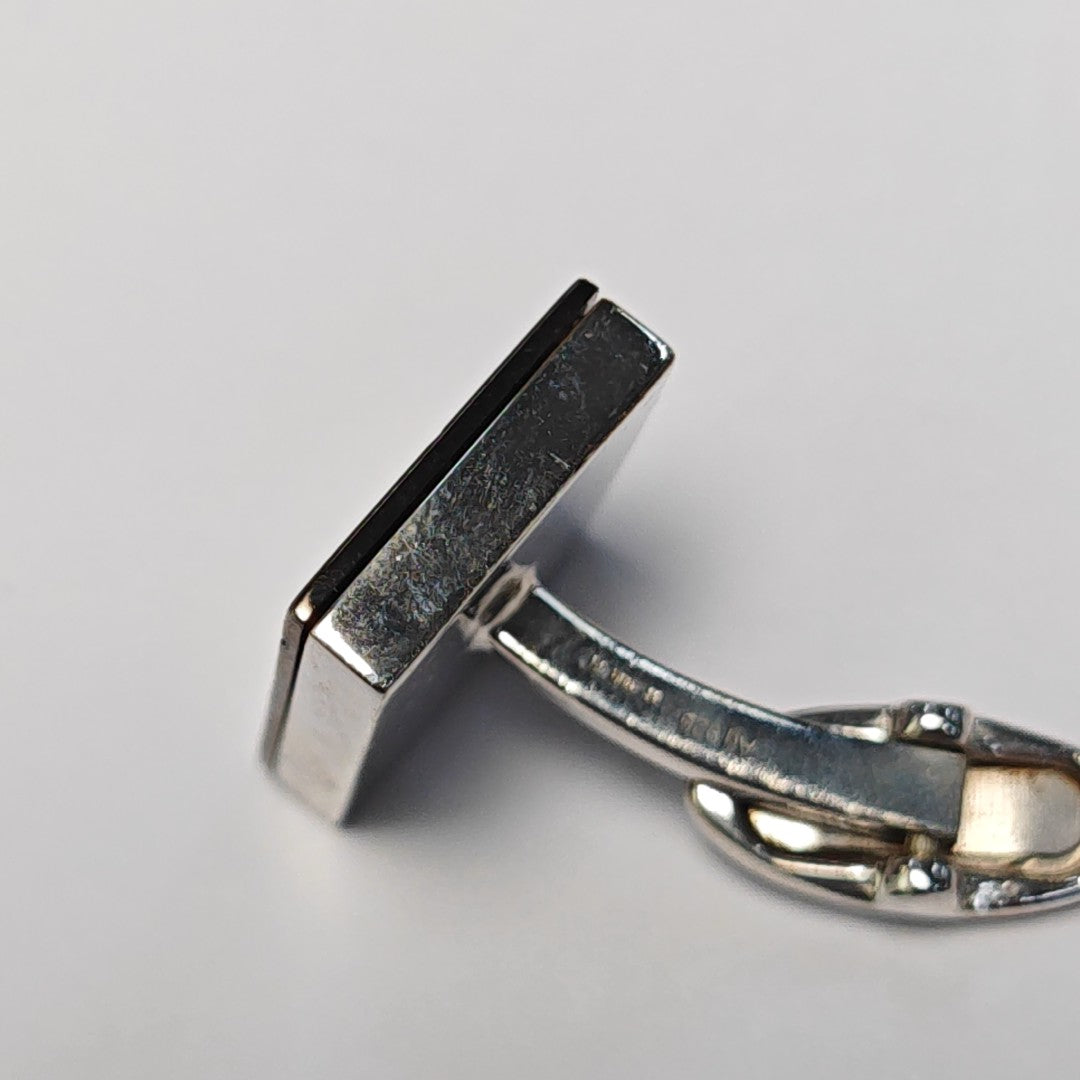 Metal Cufflink Silver