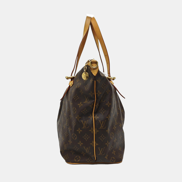 PALERMO GM Monogram Coated Canvas Brown
