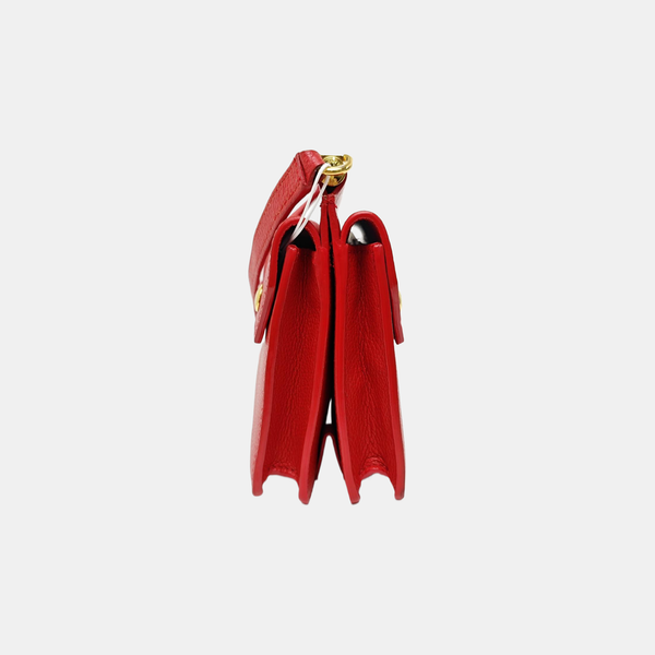 Title Mini Calfskin Red
