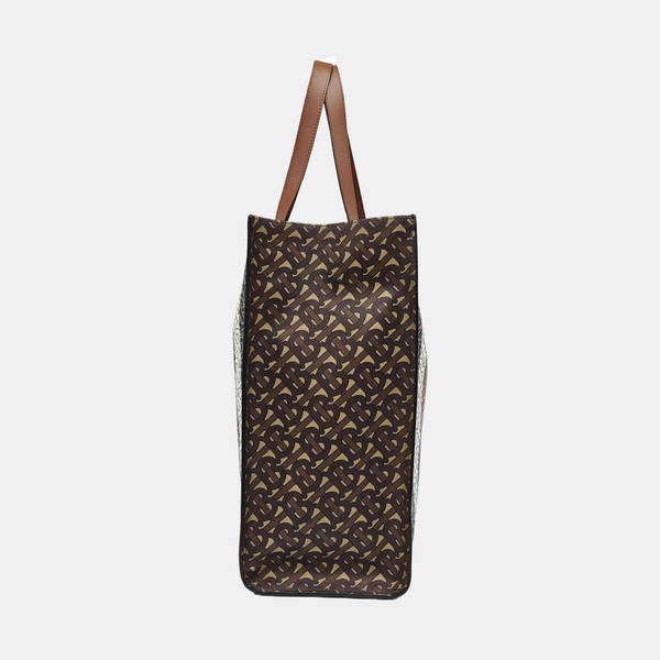MONOGRAM Large Coated Canvas Brown